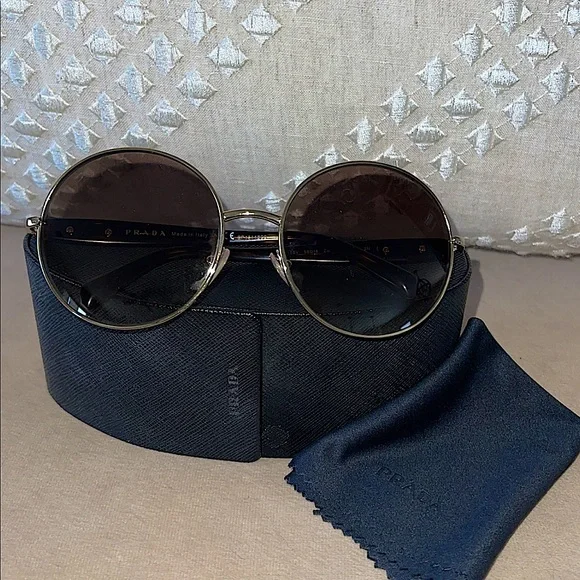 Prada | Accessories | Prada Spr58v Brown Havana Lettering 